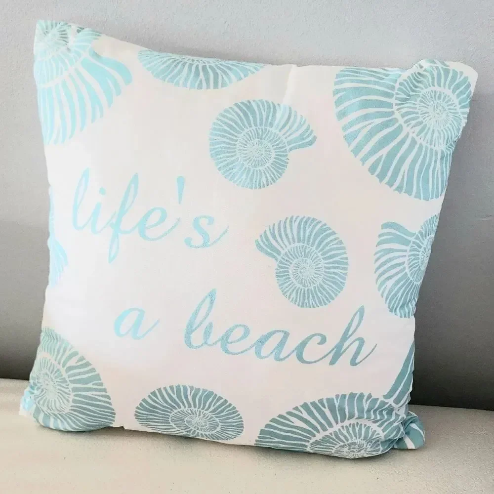 BEACH LIFE INDOOR OUTDOOR THROW PILLOW 17